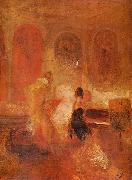 Joseph Mallord William Turner Musikgesellschaft, Petworth Spain oil painting artist